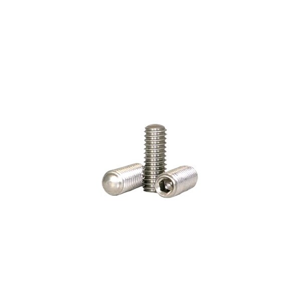 Newport Fasteners Socket Set Screw, Oval Point, 3/8-16 x 5/8", Stainless Steel, 18-8, Hex Socket Drive , 100PK 848808-100 - main